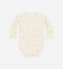 Load image into Gallery viewer, Quincy Mae Waffle Long Sleeve Bodysuit || Vintage Rose