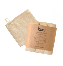 Load image into Gallery viewer, kiin. Wash Cloths 3 pack - Oat