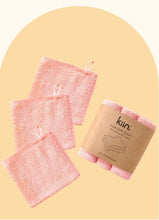 Load image into Gallery viewer, kiin. Wash Cloths 3 pack - Peony