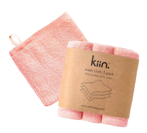 kiin. Wash Cloths 3 pack - Peony