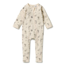 Load image into Gallery viewer, wilson + frenchy Organic Zipsuit with Feet | Whispering Willows