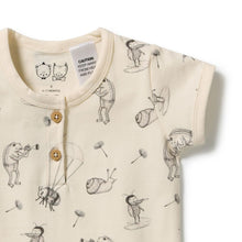 Load image into Gallery viewer, wilson + frenchy Organic Henley Bodysuit | Whispering Willows