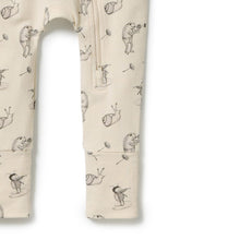 Load image into Gallery viewer, wilson + frenchy Organic Zipsuit with Feet | Whispering Willows