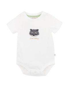 fox & finch Wildlings Racoon Bodysuit