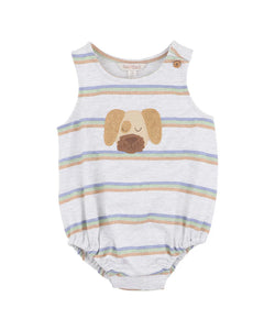fox & finch Wildlings Stripe Dog Bodysuit