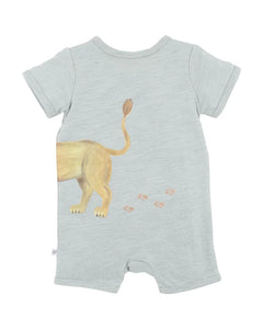 fox & finch Wildlings Lion SS Romper