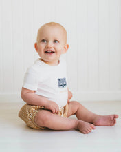 Load image into Gallery viewer, fox &amp; finch Wildlings Racoon Bodysuit