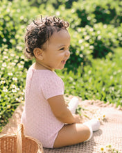 Load image into Gallery viewer, Bébé Willa Organic Knit Pointelle Bodysuit