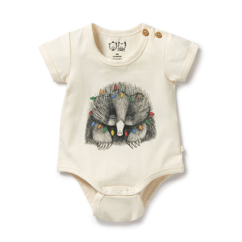 wilson + frenchy Organic Bodysuit - Puggle