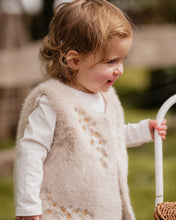 Load image into Gallery viewer, Bébé Winnie Emb. Faux Fur Vest