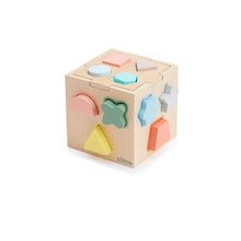 Load image into Gallery viewer, Bubble Wooden Shape Sorting Cube