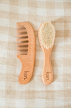 Load image into Gallery viewer, kiin. Wooden Baby Brush + Comb Set