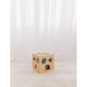 Bubble Wooden Shape Sorting Cube