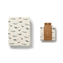 Load image into Gallery viewer, W+F Organic Bassinet Sheet | Woolly Whales