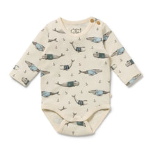 Load image into Gallery viewer, wilson + frenchy Organic Bodysuit | Woolly Whales
