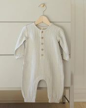Load image into Gallery viewer, Quincy Mae Woven Jumpsuit || Blue Gingham
