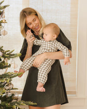 Load image into Gallery viewer, Quincy Mae Woven Jumpsuit || Forest Check