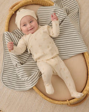 Load image into Gallery viewer, Quincy Mae Wrap Top + Footed Pant Set || Bunnies