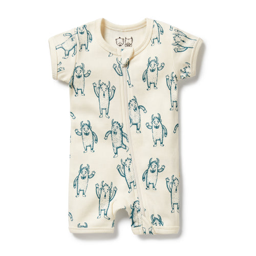 wilson + frenchy Organic Boyleg Zipsuit | Yeti