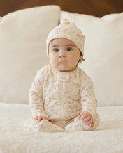 Load image into Gallery viewer, Quincy Mae Zip Long Sleeve Sleeper Footie || French Garden