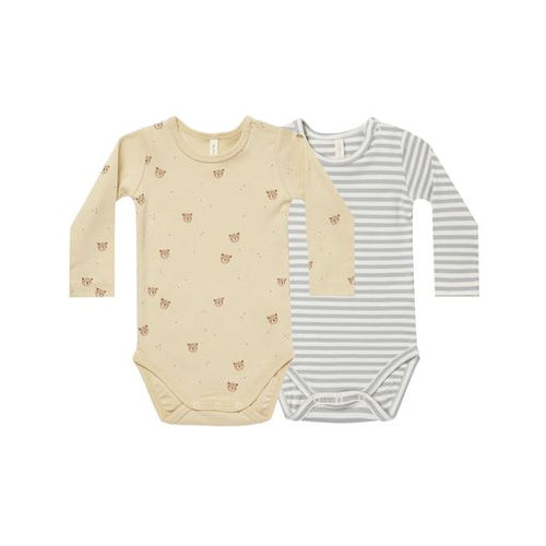 Quincy Mae bodysuit 2 pack || assorted