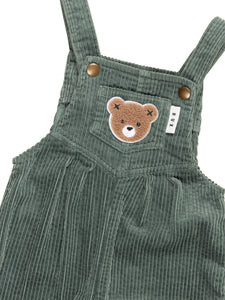 Huxbaby Light Spruce Cord Overalls