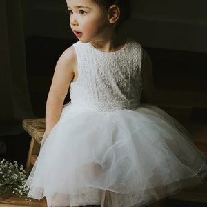 Bébé Embroidered Organza Dress