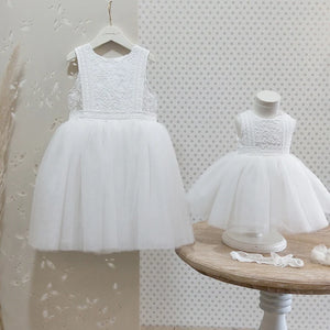 Bébé Embroidered Organza Dress