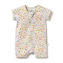 Load image into Gallery viewer, wilson + frenchy Organic Boyleg Zipsuit - Ava Floral