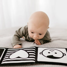 Load image into Gallery viewer, Faces For Baby Organic Cloth Book