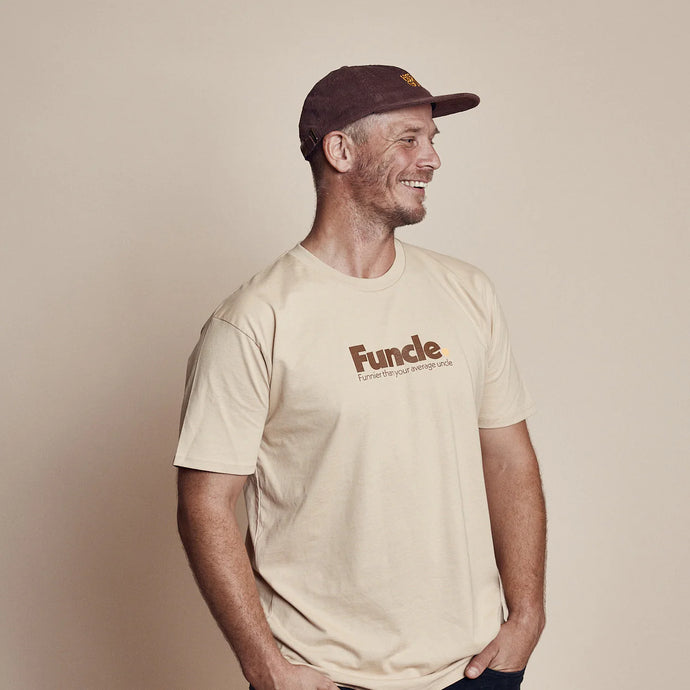 Funcle Cotton Tee - Tan