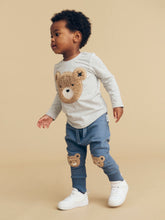 Load image into Gallery viewer, Huxbaby Grey Furry Huxbear Top