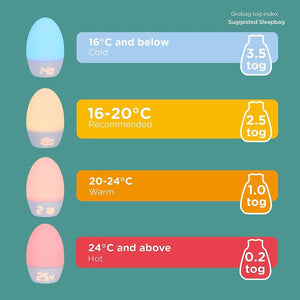 Groegg 2 Room Thermometer