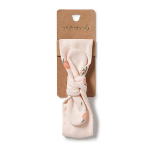 wilson + frenchy Organic Pointelle Headband - Peaches