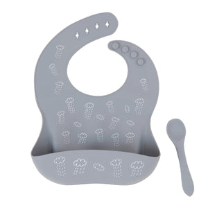 Silicone Bib with Spoon