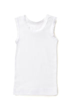 Load image into Gallery viewer, Marquise Lace Trim White Singlet