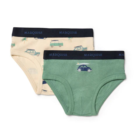 Marquise Boys Novelty Undies 2 Pack - assorted