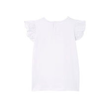 Load image into Gallery viewer, Milky Broderie Frill Tee - White