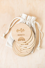 Load image into Gallery viewer, kiin. Baby Milestone Wooden Discs