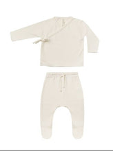 Load image into Gallery viewer, Quincy Mae Wrap Top + Footed Pant Set || Assorted