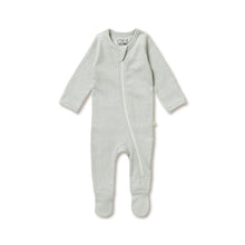 Load image into Gallery viewer, wilson + frenchy Organic Stripe Rib Zipsuit - assorted