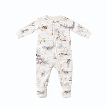 Load image into Gallery viewer, confetti kidz Bamboo Zipsuit | Magic Ocean