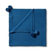 W+F Knitted Jacquard Blanket - Assorted Colours