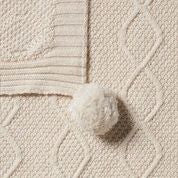 Load image into Gallery viewer, W+F Knitted Cable Blanket - Oatmeal Melange