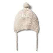 W+F Knitted Cable Bonnet - assorted colours