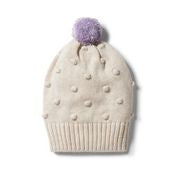 W+F Knitted Spot Jacquard Hat - assorted colours