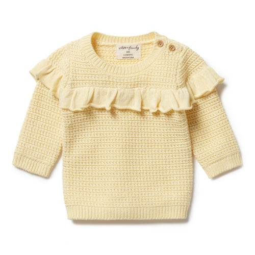 wilson + frenchy Knitted Ruffle Jumper