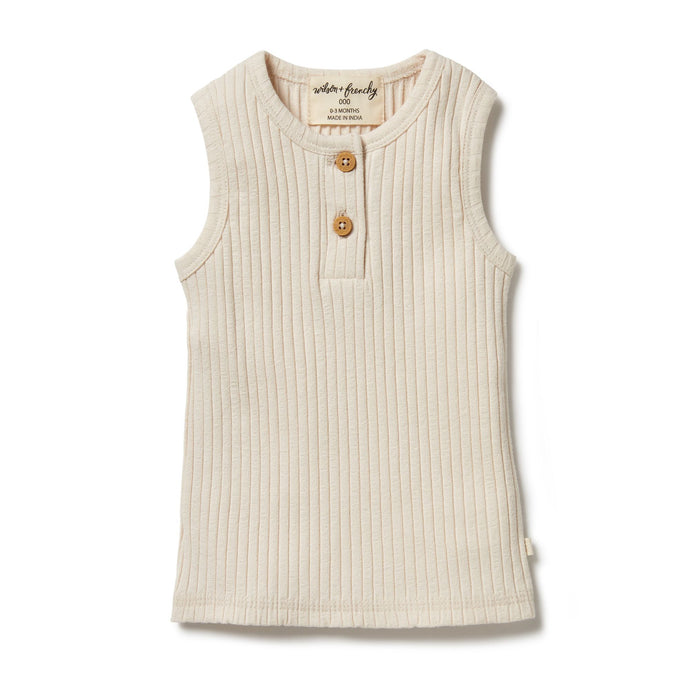 wilson + frenchy Organic Rib Singlet