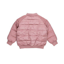 Load image into Gallery viewer, HUXBABY Reversible Bomber - Rose + Dusty Rose