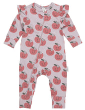 Load image into Gallery viewer, HUXBABY Apple Zip Romper